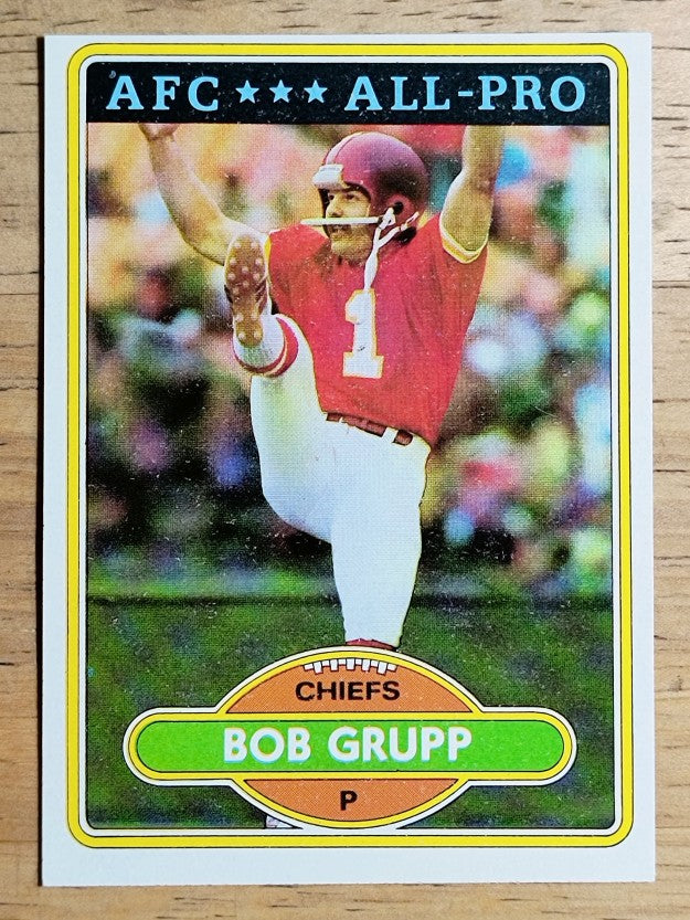 1980 Topps #525 Bob Grupp AP (EXMT)