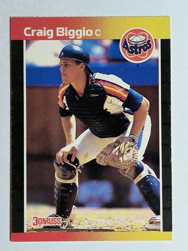 1989 Donruss #561 Craig Biggio DP RC (EXMT)