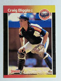 1989 Donruss #561 Craig Biggio DP RC (EXMT)