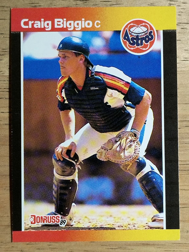 1989 Donruss #561 Craig Biggio DP RC (EXMT)