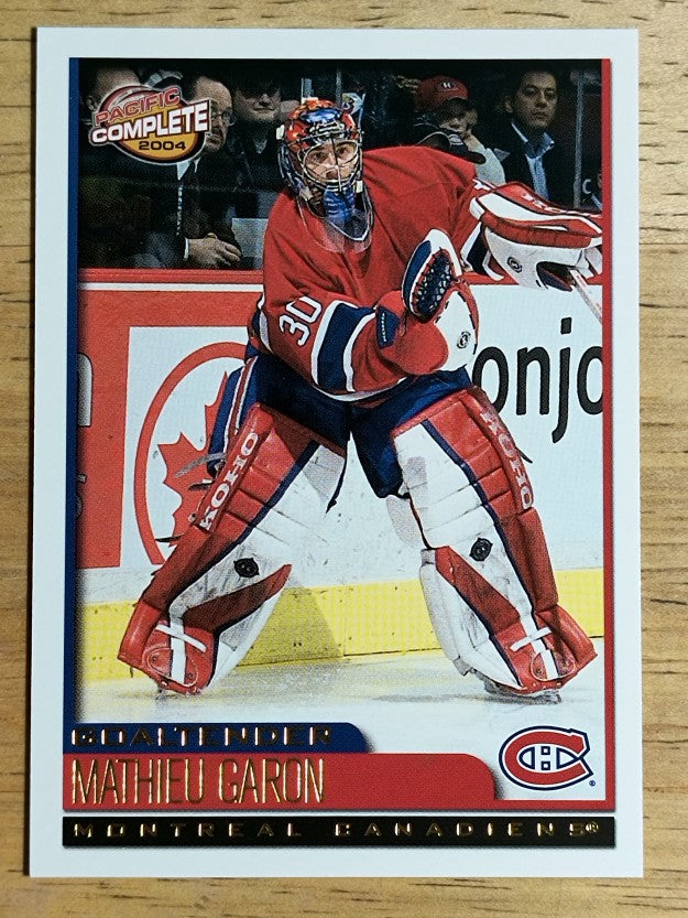 2003-04 Pacific Complete #466 Mathieu Garon