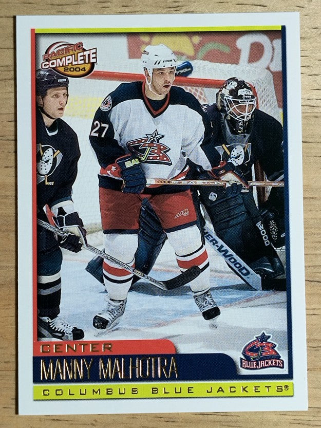 2003-04 Pacific Complete #498 Manny Malhotra