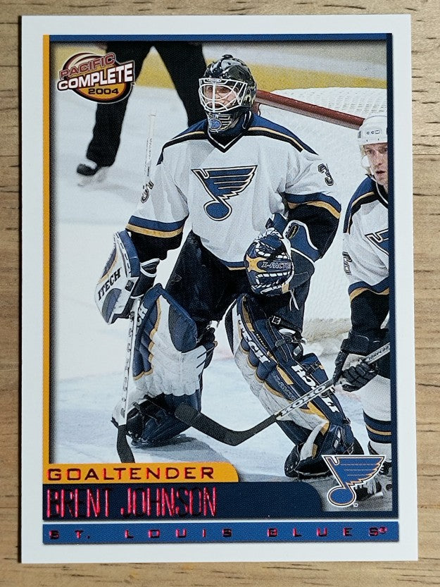 2003-04 Pacific Complete Red #432 Brent Johnson