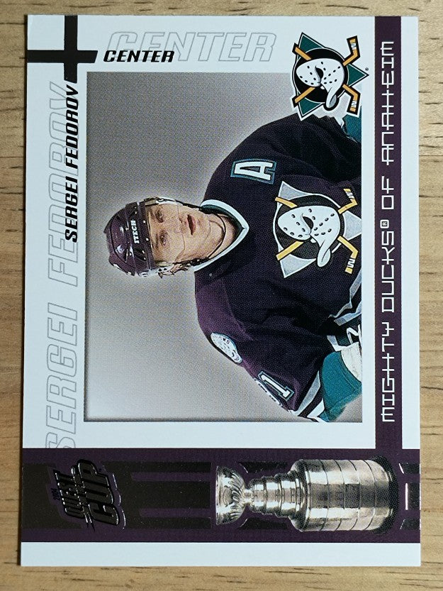 2003-04 Pacific Quest for the Cup #1 Sergei Fedorov