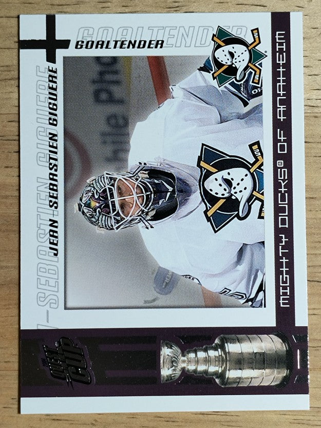 2003-04 Pacific Quest for the Cup #2 Jean-Sebastien Giguere
