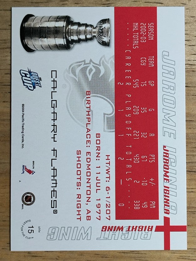 2003-04 Pacific Quest for the Cup #15 Jarome Iginla
