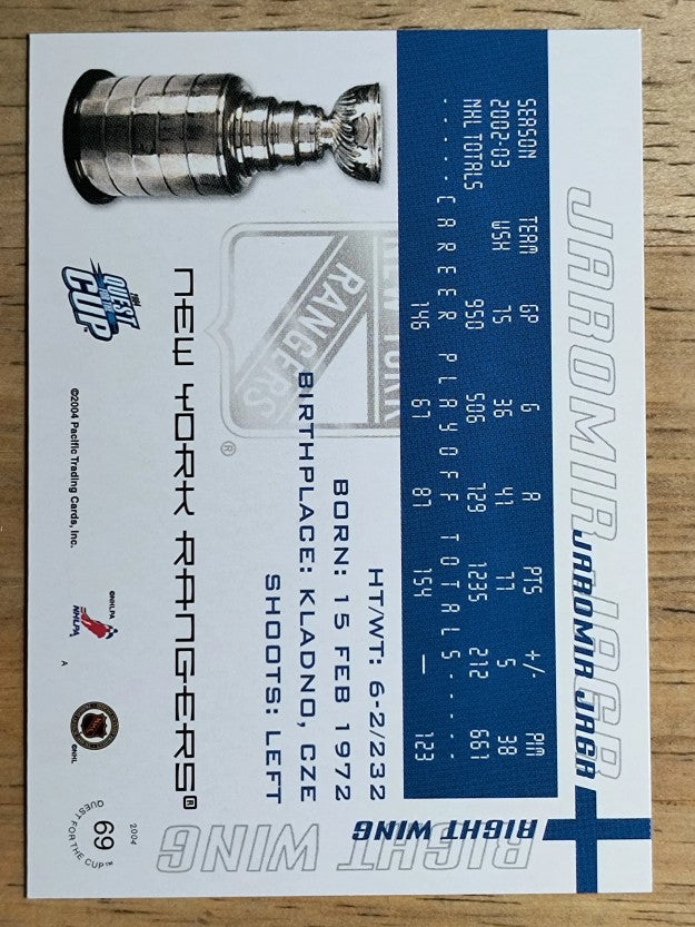 2003-04 Pacific Quest for the Cup #69 Jaromir Jagr