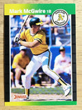 1989 Donruss #95 Mark McGwire