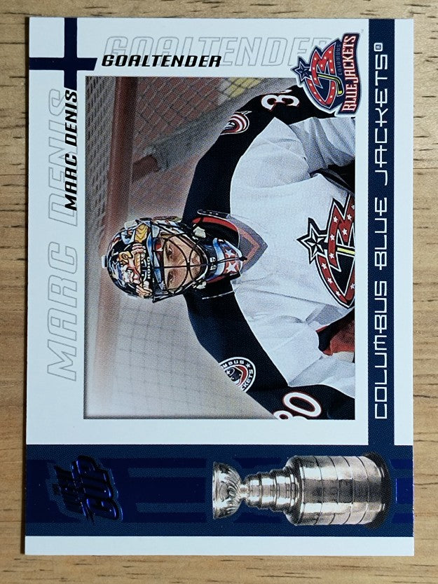 2003-04 Pacific Quest for the Cup Blue #29 Marc Denis