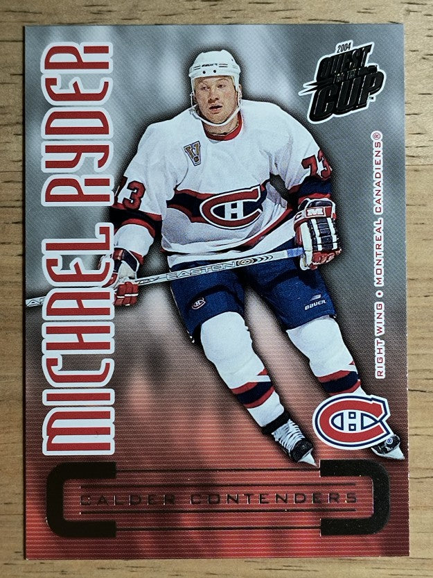 2003-04 Pacific Quest for the Cup Calder Contenders #12 Michael Ryder