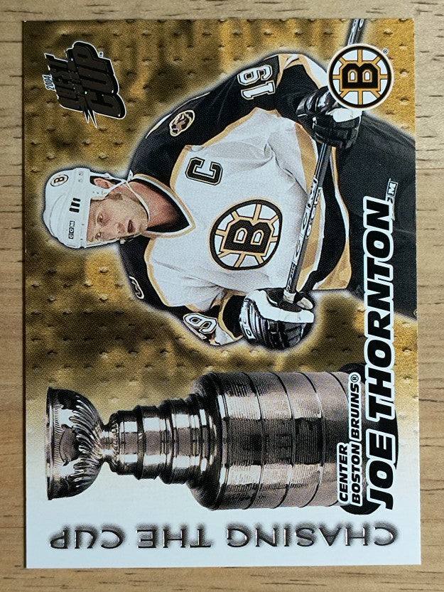 2003-04 Pacific Quest for the Cup Chasing the Cup #3 Joe Thornton