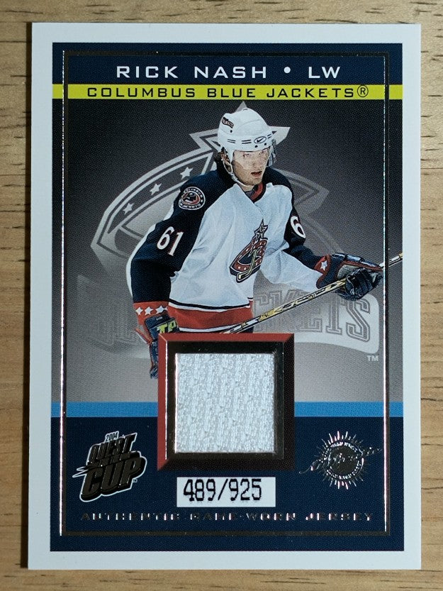 2003-04 Pacific Quest for the Cup Jerseys #7 Rick Nash