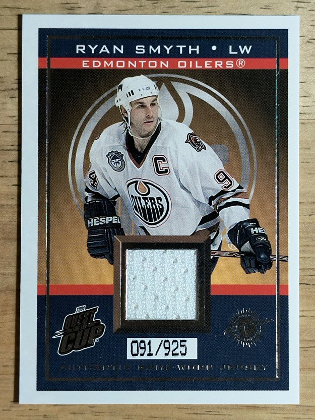 2003-04 Pacific Quest for the Cup Jerseys #10 Ryan Smyth