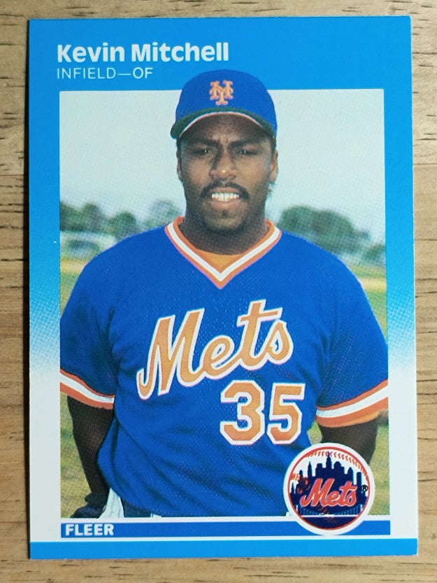 1987 Fleer #17 Kevin Mitchell RC