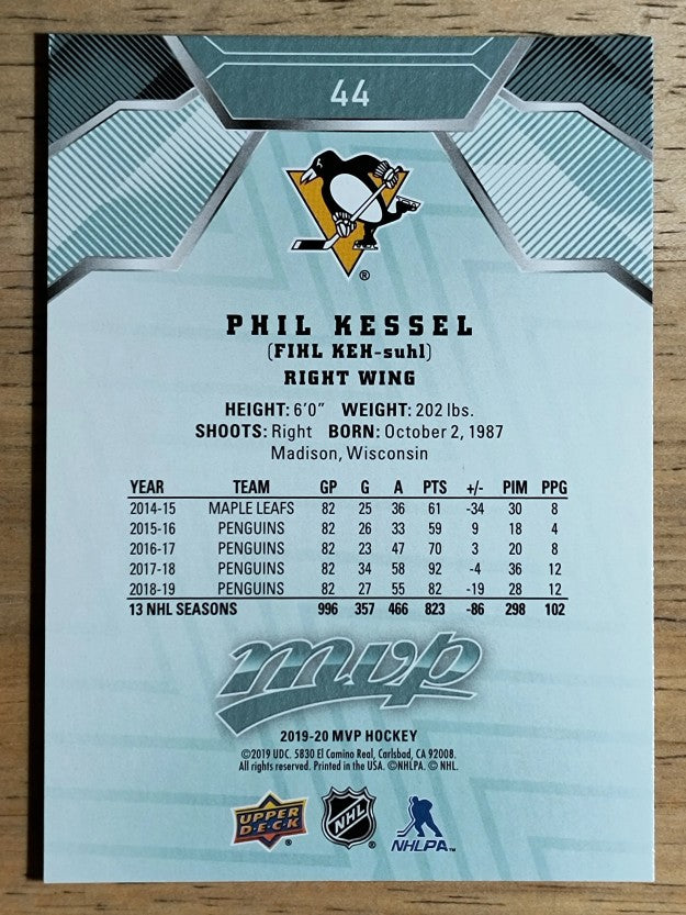 2019-20 Upper Deck MVP #44 Phil Kessel