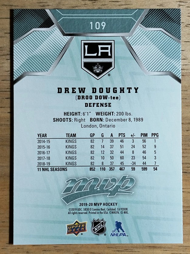 2019-20 Upper Deck MVP #109 Drew Doughty