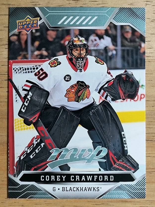 2019-20 Upper Deck MVP #110 Corey Crawford