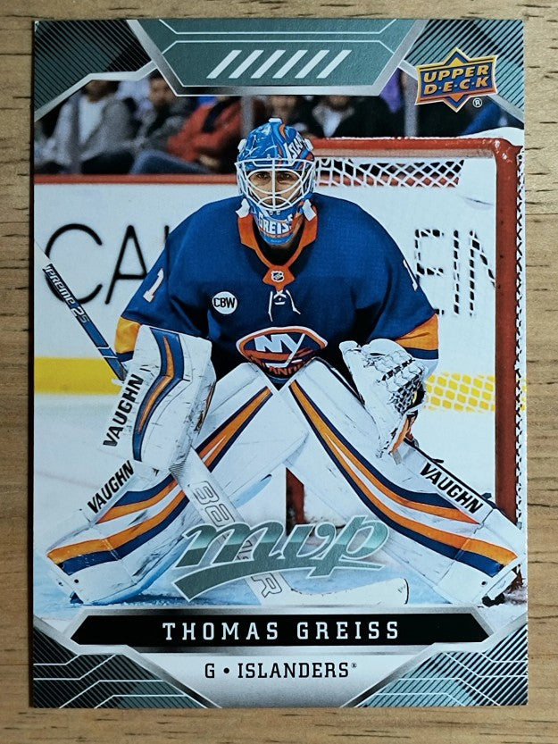 2019-20 Upper Deck MVP #121 Thomas Greiss