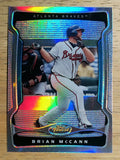 2009 Finest Refractors #16 Brian McCann