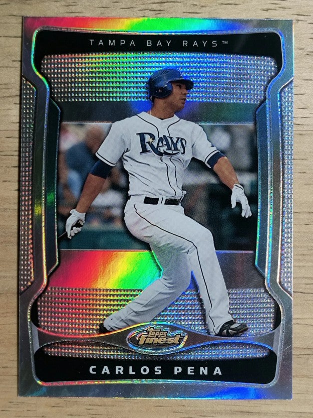 2009 Finest Refractors #23 Carlos Pena
