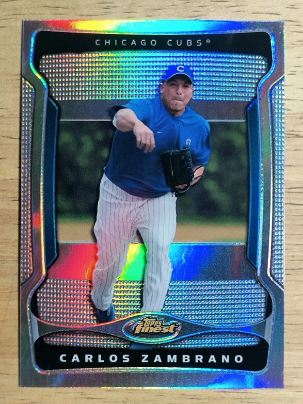 2009 Finest Refractors #38 Carlos Zambrano