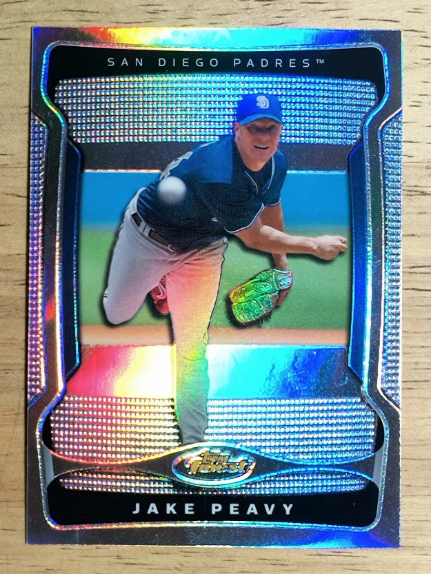 2009 Finest Refractors #44 Jake Peavy