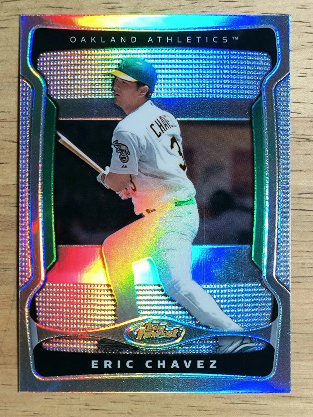2009 Finest Refractors #49 Eric Chavez