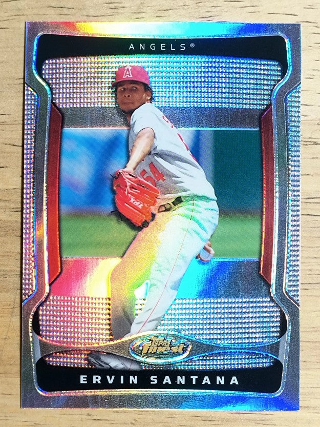 2009 Finest Refractors #54 Ervin Santana