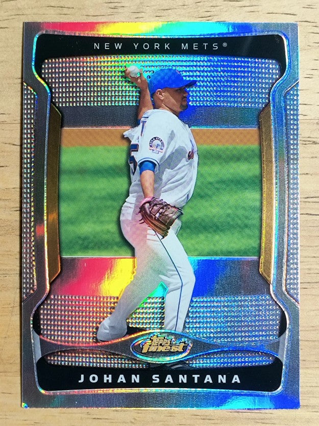 2009 Finest Refractors #57 Johan Santana (NM)