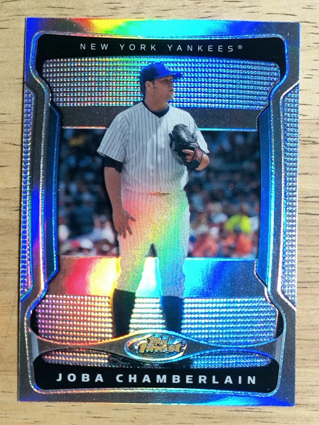 2009 Finest Refractors #62 Joba Chamberlain