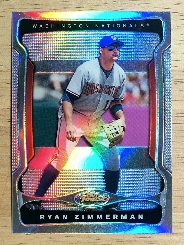 2009 Finest Refractors #76 Ryan Zimmerman