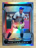 2009 Finest Refractors #76 Ryan Zimmerman