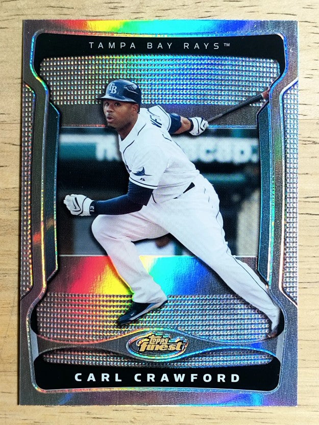 2009 Finest Refractors #78 Carl Crawford