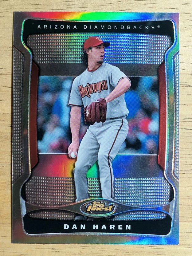 2009 Finest Refractors #79 Dan Haren