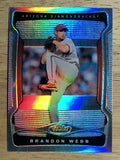 2009 Finest Refractors #80 Brandon Webb