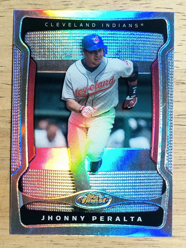 2009 Finest Refractors #86 Jhonny Peralta