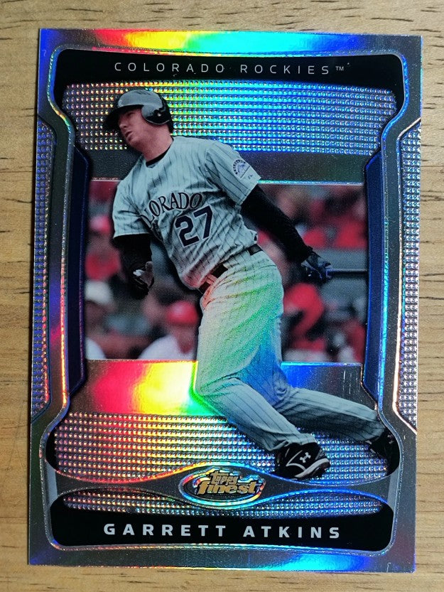 2009 Finest Refractors #101 Garrett Atkins