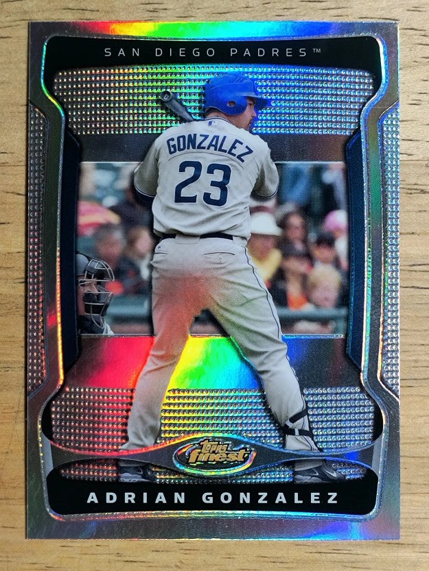 2009 Finest Refractors #103 Adrian Gonzalez