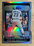 2009 Finest Refractors #103 Adrian Gonzalez