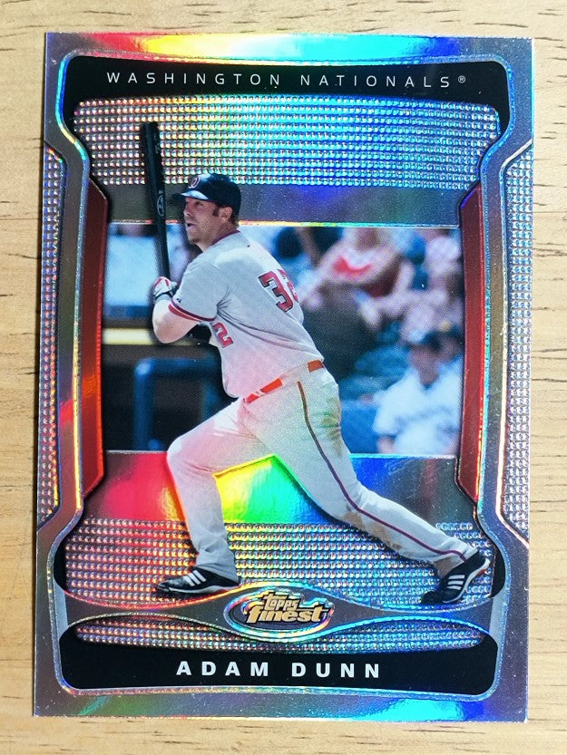 2009 Finest Refractors #107 Adam Dunn