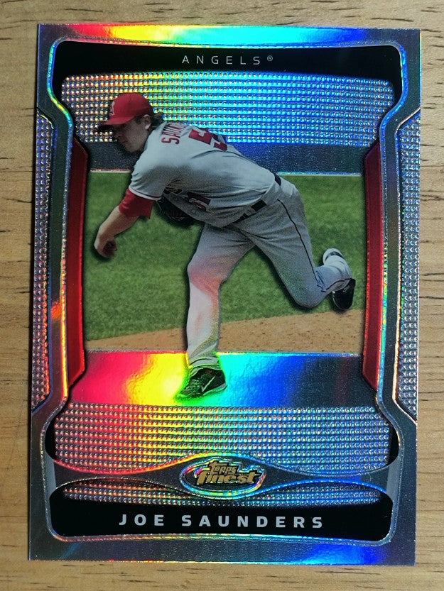 2009 Finest Refractors #122 Joe Saunders