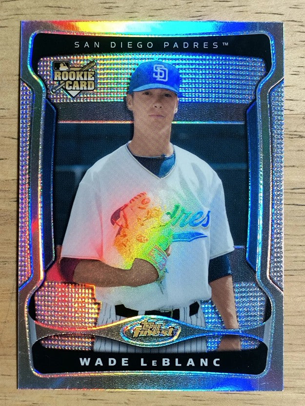 2009 Finest Refractors #137 Wade LeBlanc