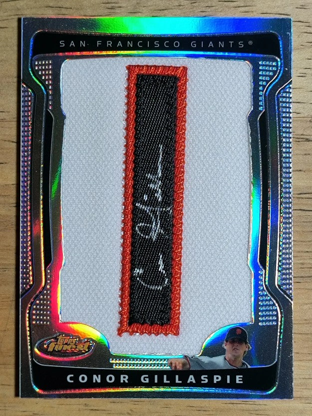 2009 Finest Refractors #156 Conor Gillaspie AU/75