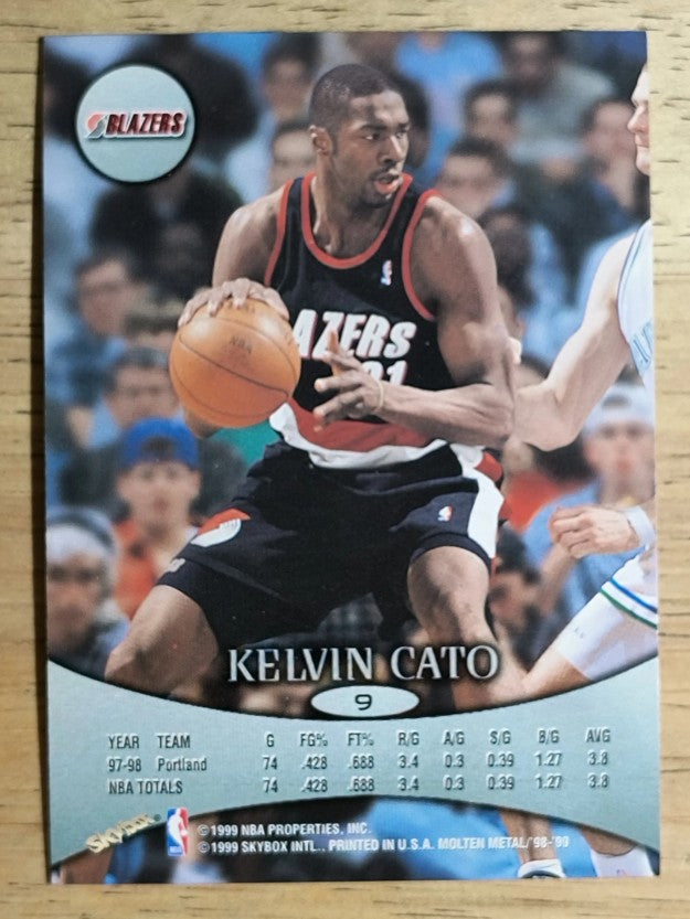 1998-99 SkyBox Molten Metal #9 Kelvin Cato
