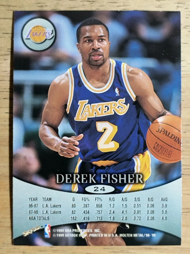 1998-99 SkyBox Molten Metal #24 Derek Fisher