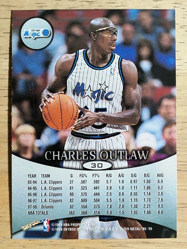 1998-99 SkyBox Molten Metal #30 Bo Outlaw