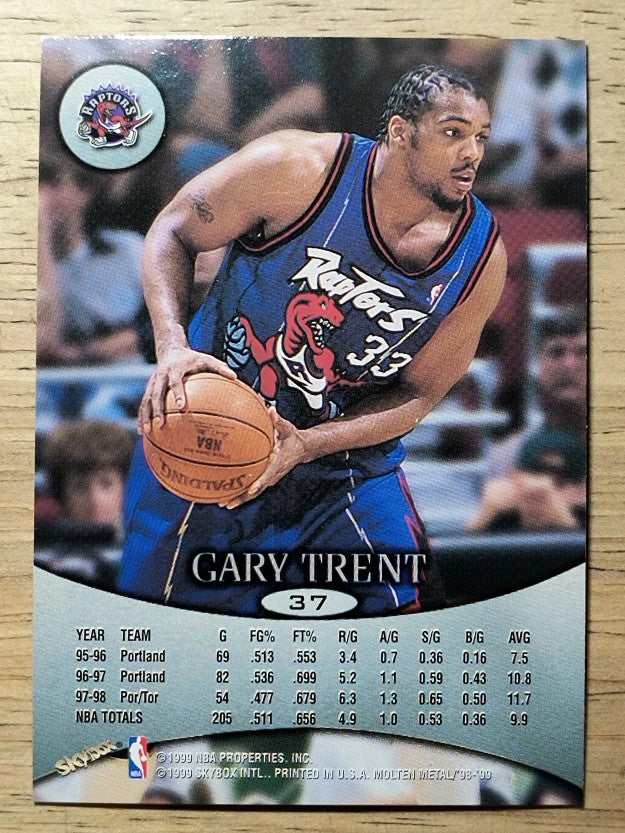 1998-99 SkyBox Molten Metal #37 Gary Trent