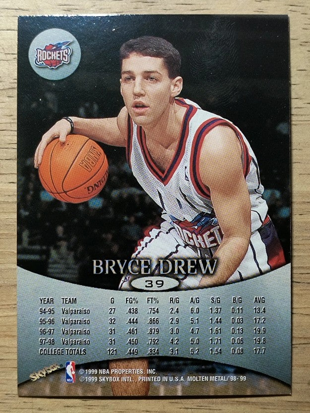 1998-99 SkyBox Molten Metal #39 Bryce Drew RC