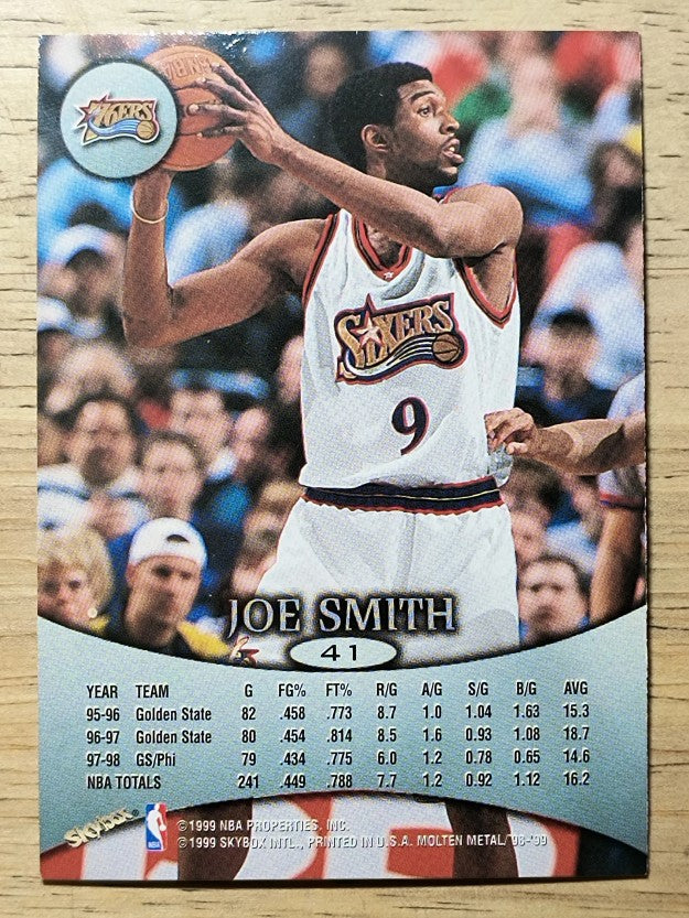 1998-99 SkyBox Molten Metal #41 Joe Smith