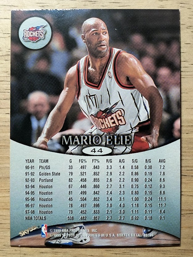 1998-99 SkyBox Molten Metal #44 Mario Elie
